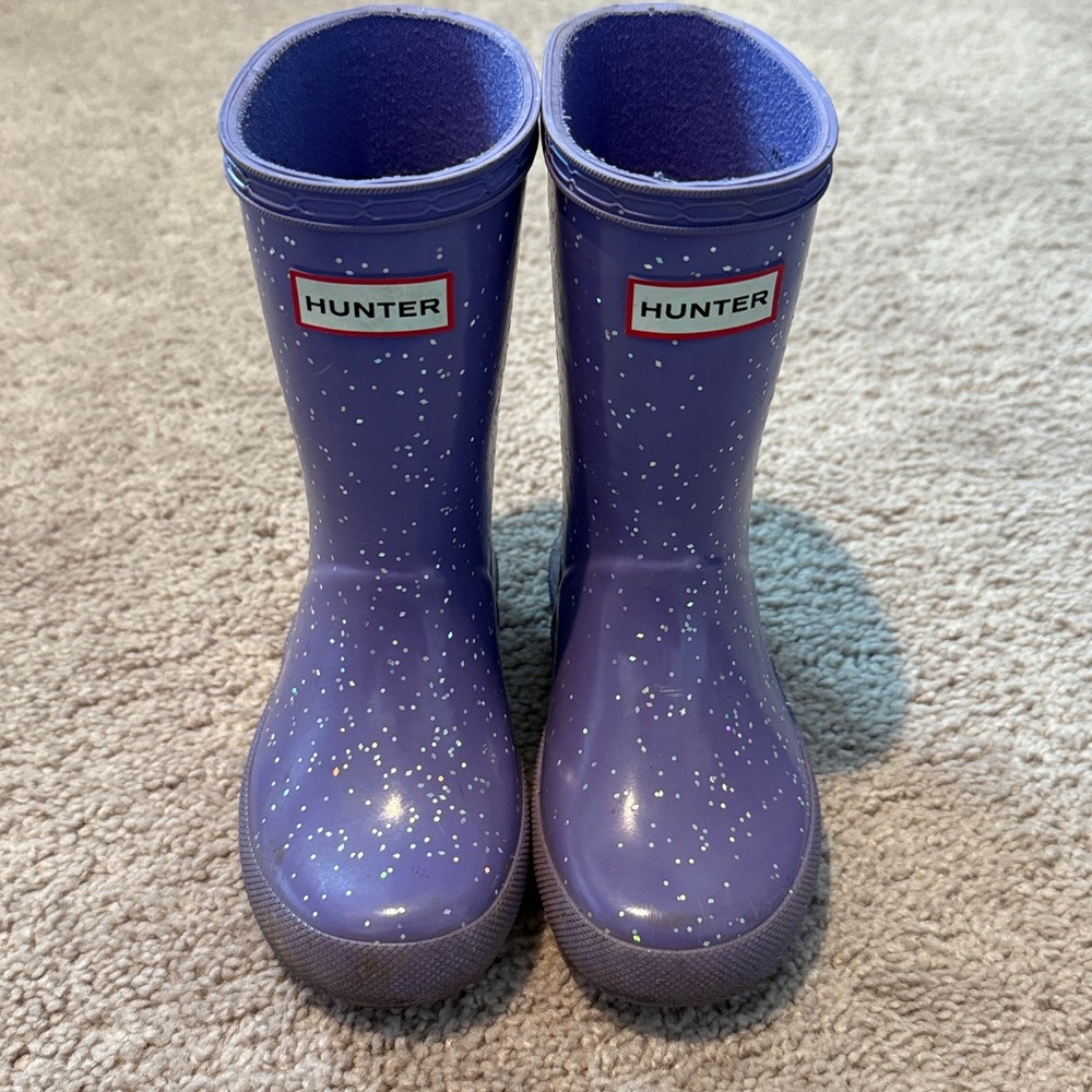 Hunter Purple Speckle Boots